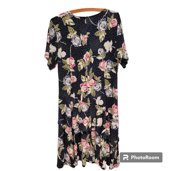🌸 NWT Signature by Robbie Bee Floral Wrap Dress | 2X | Work-to-Weekend🌸 - Picture 5 of 11